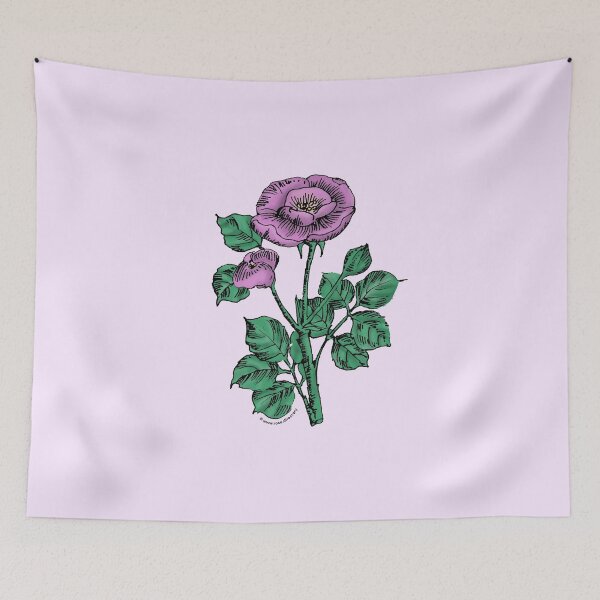 Item preview, Purple Rosette Rose Bloom Single 1-7 Petals Almost Flat designed and sold by Rachael Taylor.