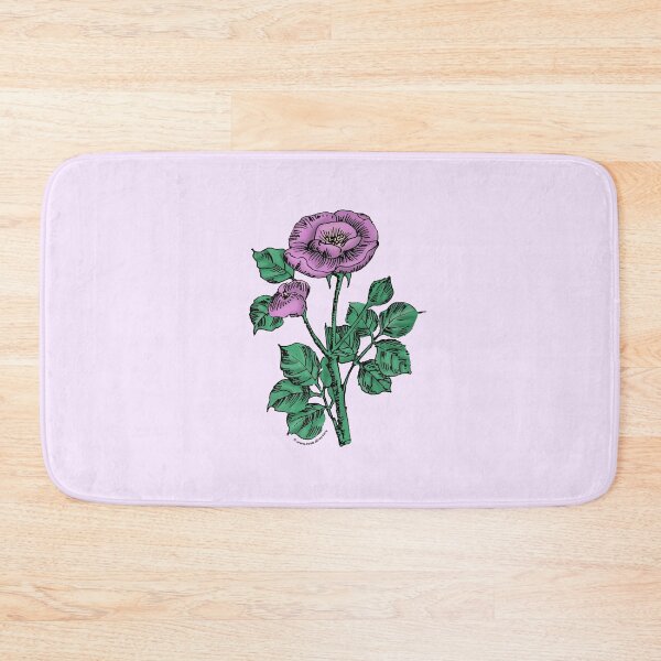 Item preview, Purple Rosette Rose Bloom Single 1-7 Petals Almost Flat designed and sold by Rachael Taylor.