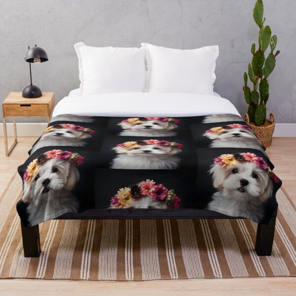 Aperçu de l'œuvre Mignon petit chiot maltais créée et vendue par TheTodayTribe.