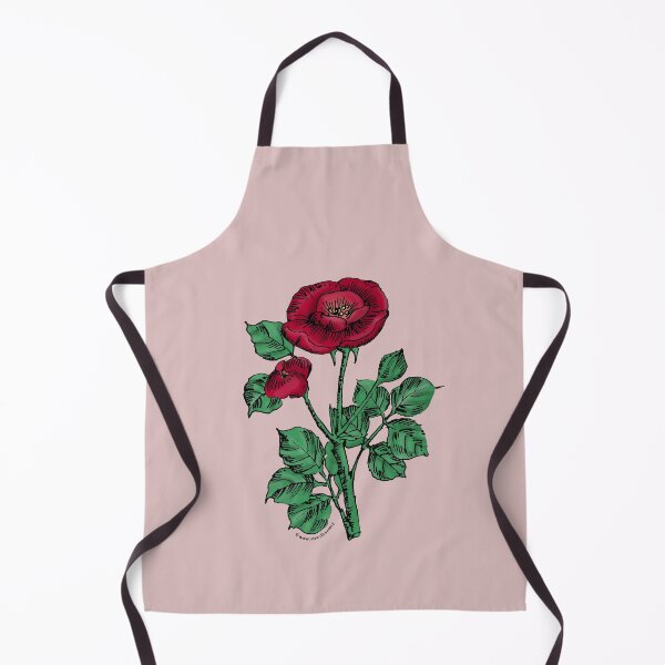 Item preview, Dark Red Rosette Rose Bloom Single 1-7 Petals Almost Flat designed and sold by Rachael Taylor.