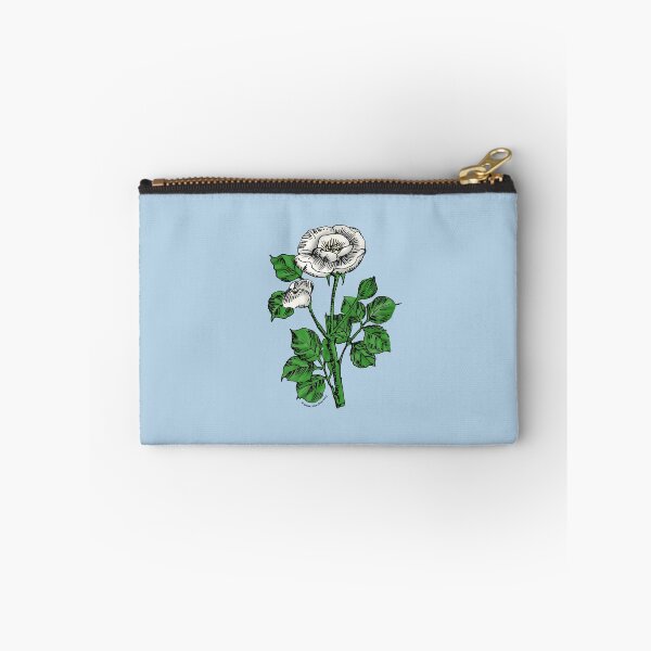 Item preview, White Rosette Rose Bloom Single 1-7 Petals Almost Flat designed and sold by Rachael Taylor.