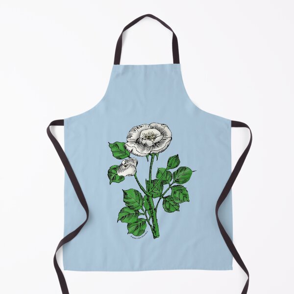 Item preview, White Rosette Rose Bloom Single 1-7 Petals Almost Flat designed and sold by Rachael Taylor.