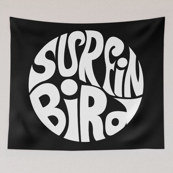 Item preview, Surfin' Bird - WHITE designed and sold by DarkSunglasses.
