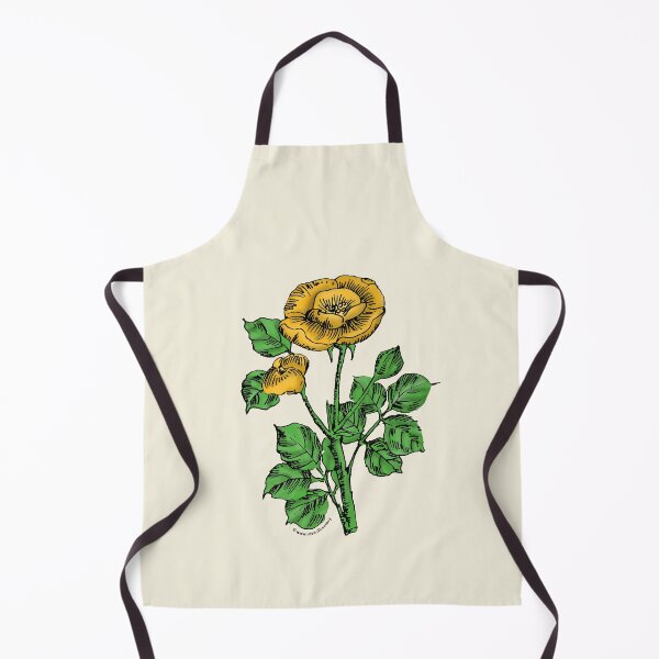 Item preview, Yellow Rosette Rose Bloom Single 1-7 Petals Almost Flat designed and sold by Rachael Taylor.