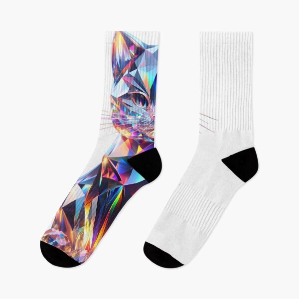 Item preview, Kaleidoscopic Gaze: The Crystal Feline designed and sold by mahajone.