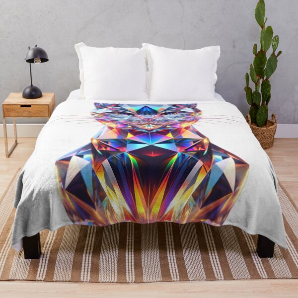 Item preview, Kaleidoscopic Gaze: The Crystal Feline designed and sold by mahajone.