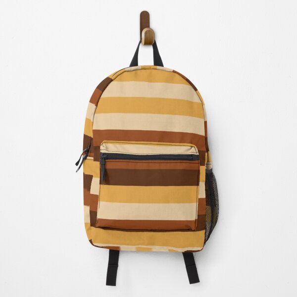 Item preview, Yellow, brown & Burnt Orange Stripes designed and sold by ZedColors.