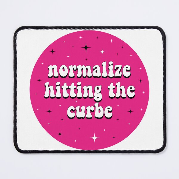 Item preview, Normalize Hitting The Curb Funny Car Bumper designed and sold by BUMPER-STICKERS.