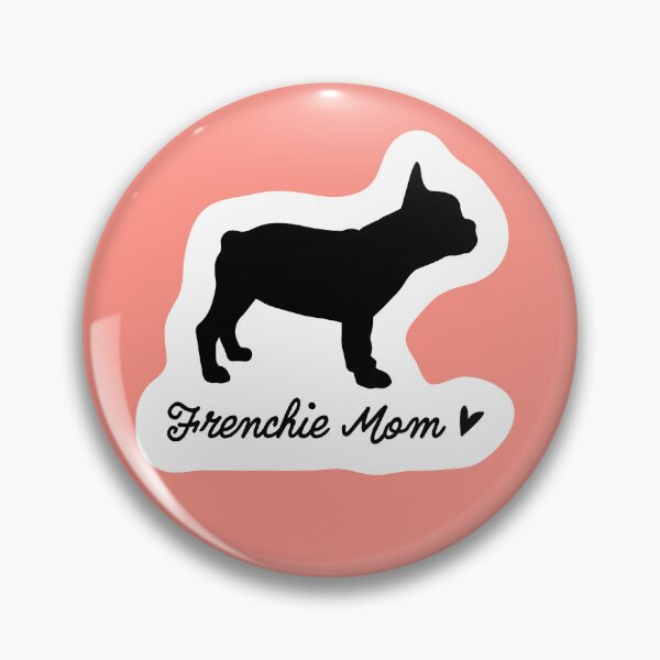 Item preview, French Bulldog Mom Heart Sticker Design designed and sold by PurdyThings.