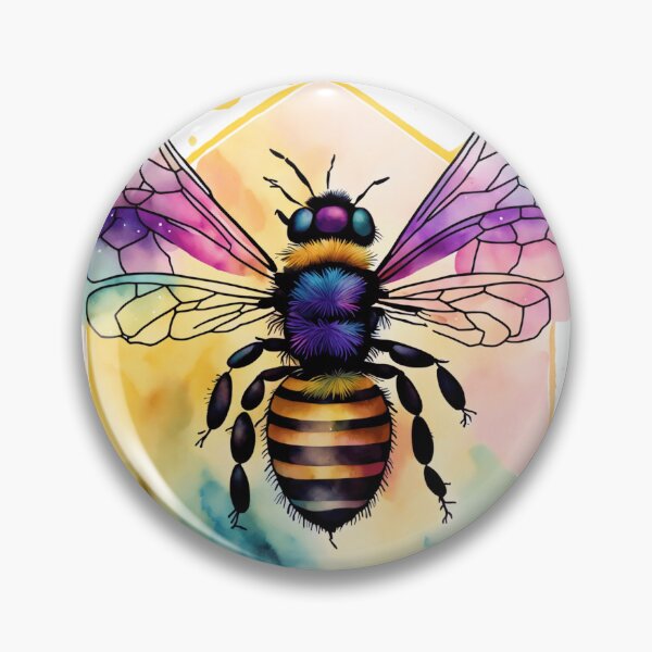 Artikelvorschau, Bunte Biene entworfen und verkauft von Golden_Glory_Design.