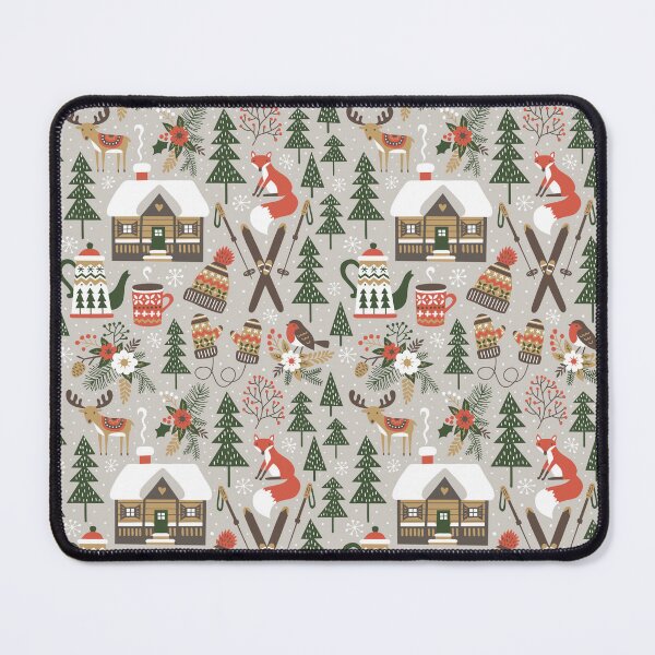 Item preview, Cozy Cabin / Light Grey designed and sold by MirabellePrint.