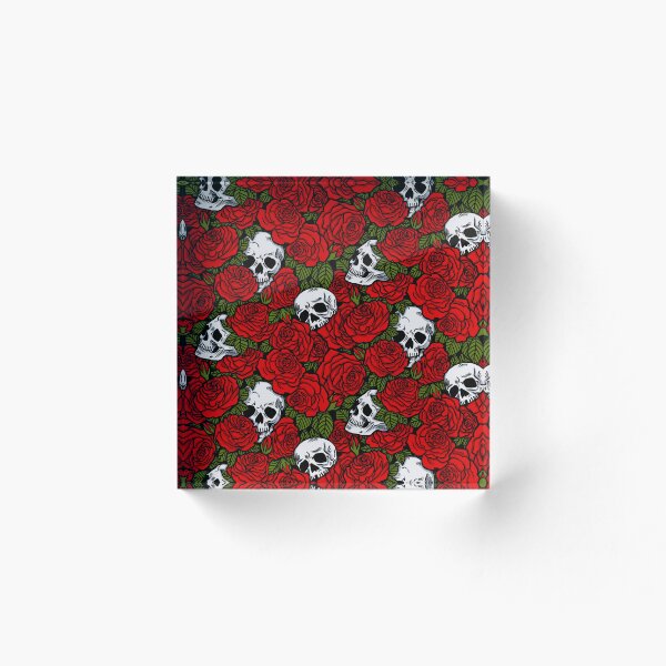 Item preview, Calaveras y Rosas- Rojo designed and sold by Studio-Ithelda.