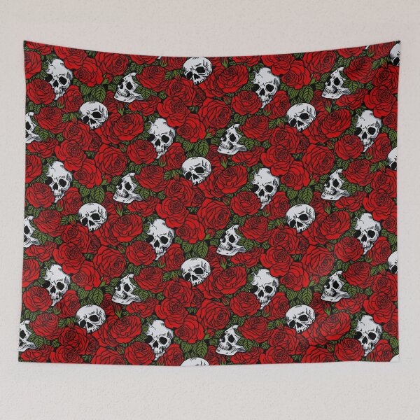 Item preview, Skulls and Roses- Red designed and sold by Studio-Ithelda.