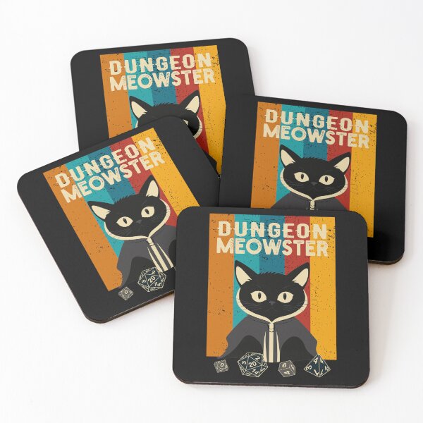 Item preview, Dungeon Meowster, retro, vintage designed and sold by KaiLabsArt.