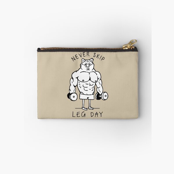 Item preview, Never Skip Leg Day Shiba designed and sold by Huebucket.