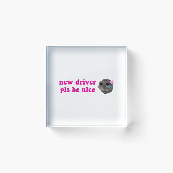 Item preview, Sad Hamster New Driver Pls Be Nice  designed and sold by funkyst.
