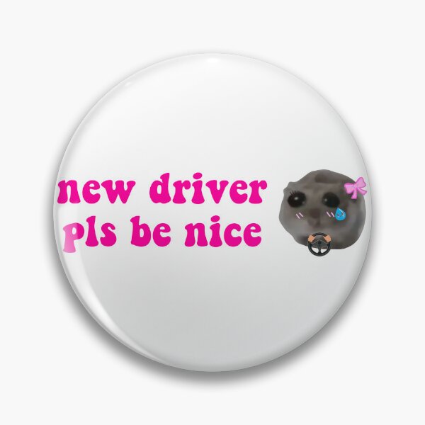 Item preview, Sad Hamster New Driver Pls Be Nice  designed and sold by funkyst.