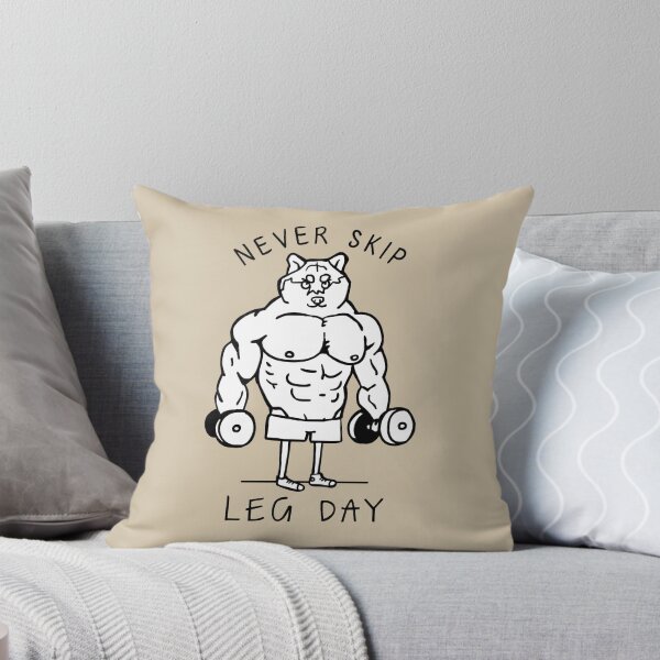 Artikelvorschau, Überspringen Sie niemals den Leg Day Shiba entworfen und verkauft von Huebucket.
