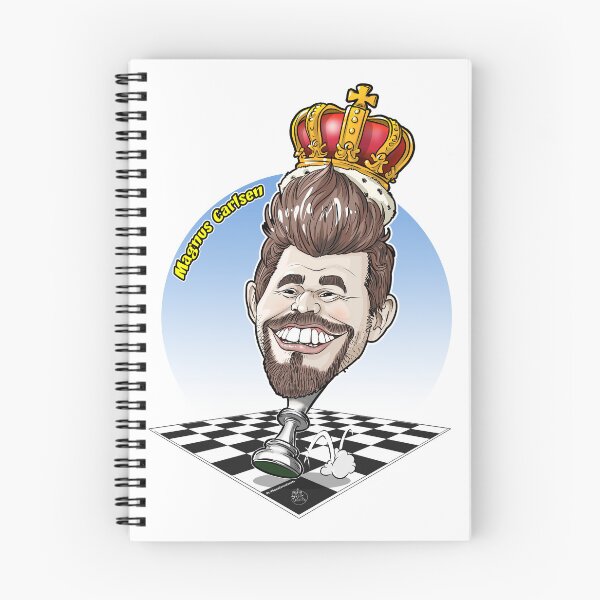 Item preview, Caricatura Magnus Carlsen by Squiz caricaturista designed and sold by Squiz Art.
