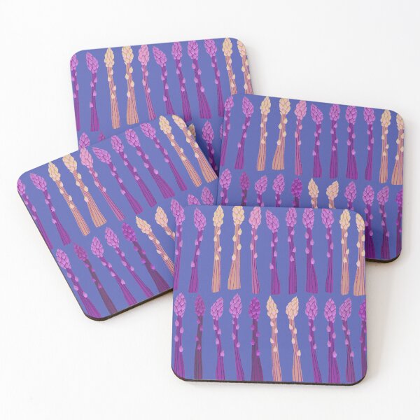 Item preview, Purple asparagus sprouts marching in line  designed and sold by Inkworthy.