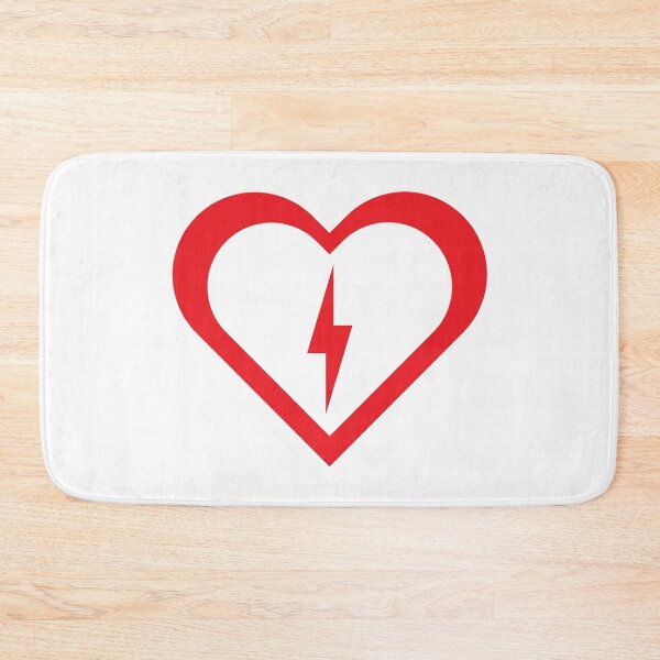 Item preview, Illustration of heart with lightning in the center designed and sold by DEIVINM.