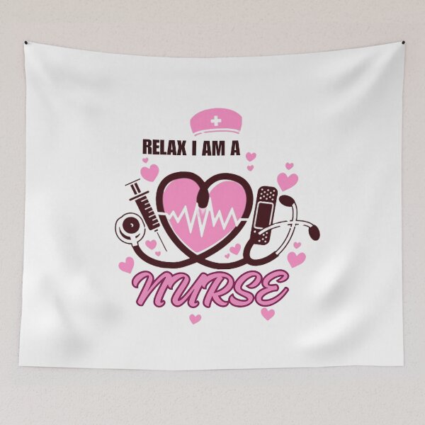 Item preview, relax i am a Nurse designed and sold by DesignNadine.