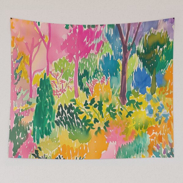 Item preview, Enchanted Spring Gardens: Impressionist Forest Florals designed and sold by Gourmet Neko Art | .