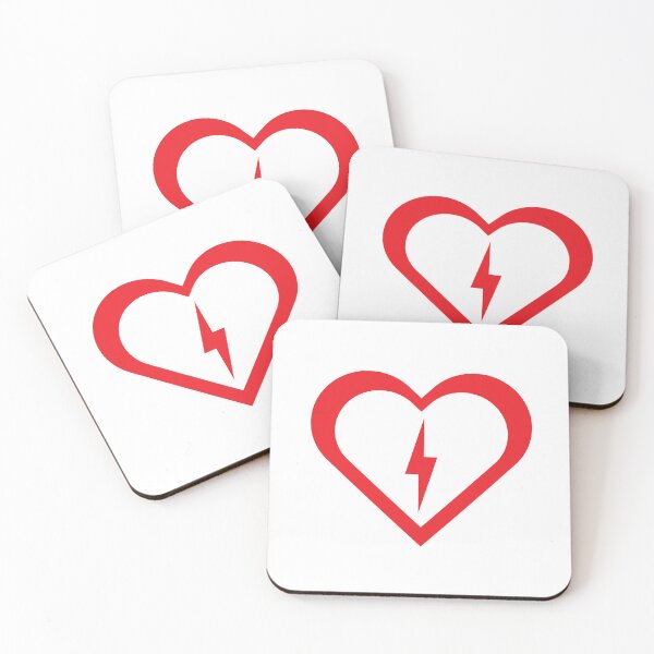 Item preview, Illustration of heart with lightning in the center designed and sold by DEIVINM.