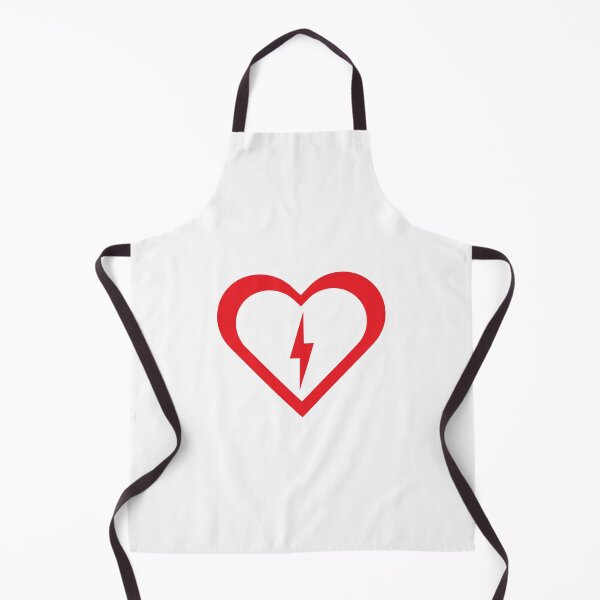 Item preview, Illustration of heart with lightning in the center designed and sold by DEIVINM.