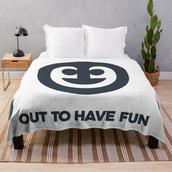 Item preview, Salir a divertirse: ojos sonrientes en azul y blanco designed and sold by SplashTastic.