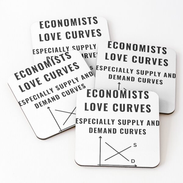 Item preview, Economists Love Curves - Quirky Economics Design - Perfect Gift for Economists & Finance Students! Explore Your Favorites! designed and sold by EconDaily.