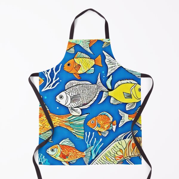 Item preview, Vibrant Oceanic Fish Art designed and sold by Health And Fitness Posts e-Store.
