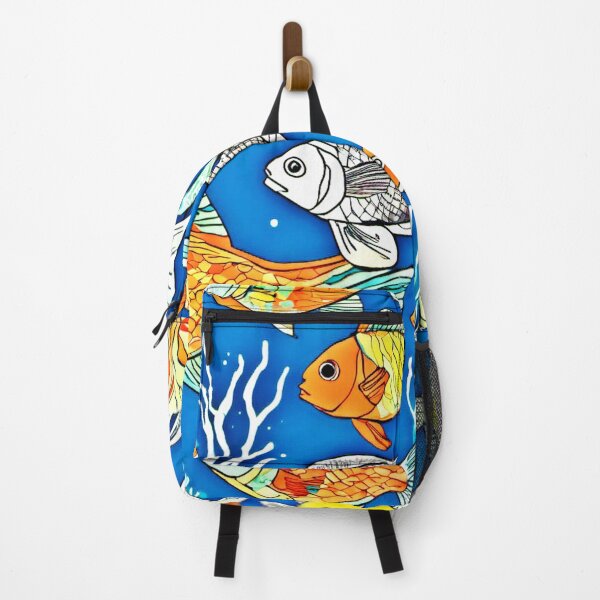 Item preview, Vibrant Oceanic Fish Art designed and sold by Health And Fitness Posts e-Store.
