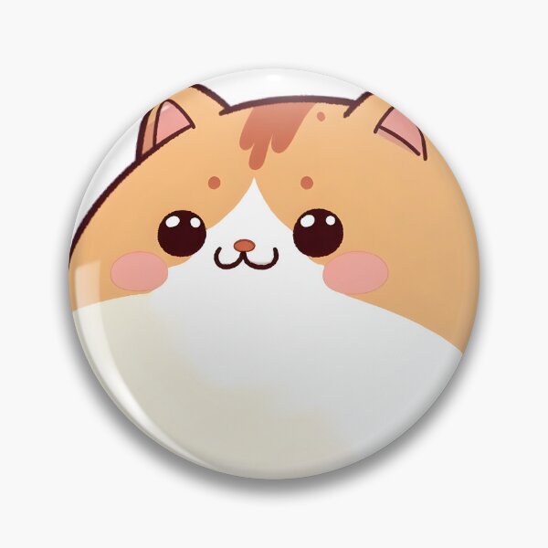 Item preview, Anime Fat Orange Tabby Cat Design - Irresistibly Cute Anime Cat Art designed and sold by PandaTShirtShop.