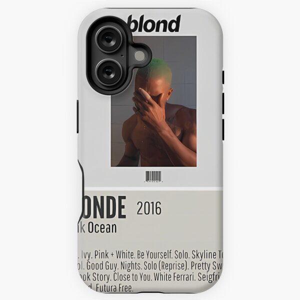 Vista previa del artículo con la obra «Portada del álbum Rubia de Frank Ocean», diseñado y vendido por AgatheGosselin.