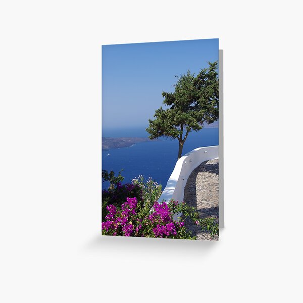 Santorini, Greece - Colours of Summer 2011 Greeting Card