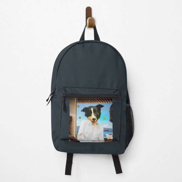 Item preview, Border Collie in a White Suit - 'Beach House Bitch' designed and sold by Nikki Fortuin Arts & Crafts.