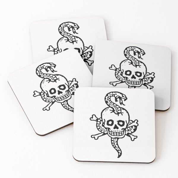 Item preview, Snake Skull; Russian Prison Tattoo; Hardcore Style;  designed and sold by StickerApe.