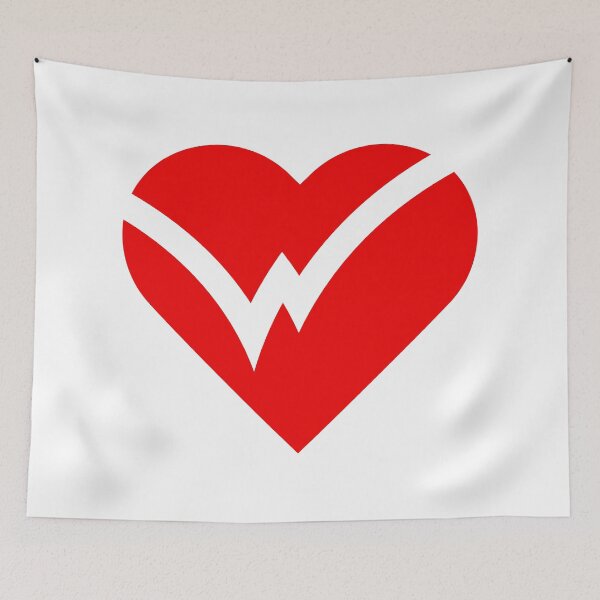 Item preview, Simple minimalist heart with life sign designed and sold by DEIVINM.