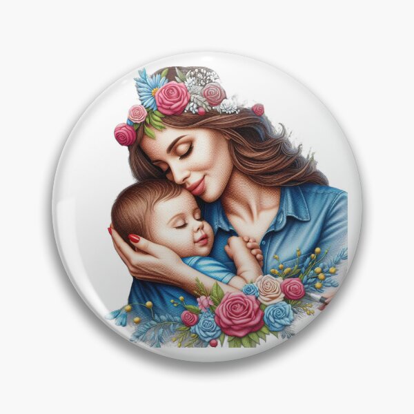 Item preview, 3D Tenderness: Mother and Son, Unique Mother's Day designed and sold by sofia1971.