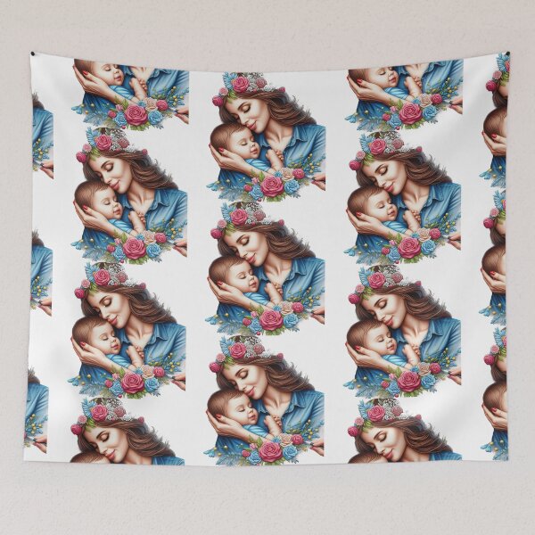 Item preview, 3D Tenderness: Mother and Son, Unique Mother's Day designed and sold by sofia1971.