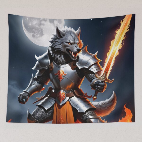 Item preview, Werewolf Knight designed and sold by ChimericCreate.