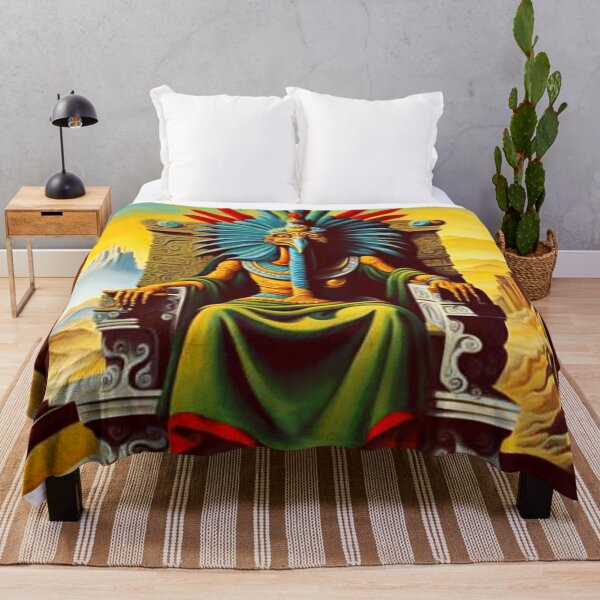 Item preview, Quetzalcoatl sits on his throne designed and sold by George Hutton Hunter.
