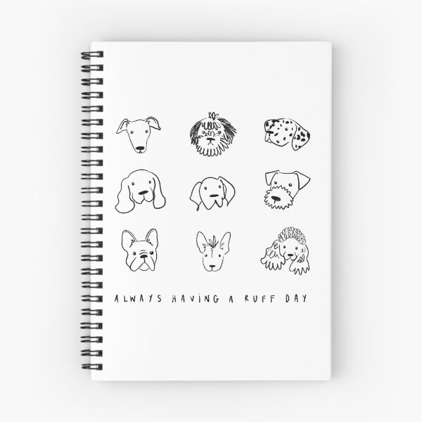 Item preview, Always having a ruff day (black) designed and sold by EmmaChristieArt.