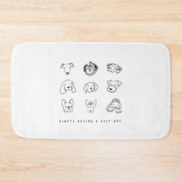 Item preview, Always having a ruff day (black) designed and sold by EmmaChristieArt.