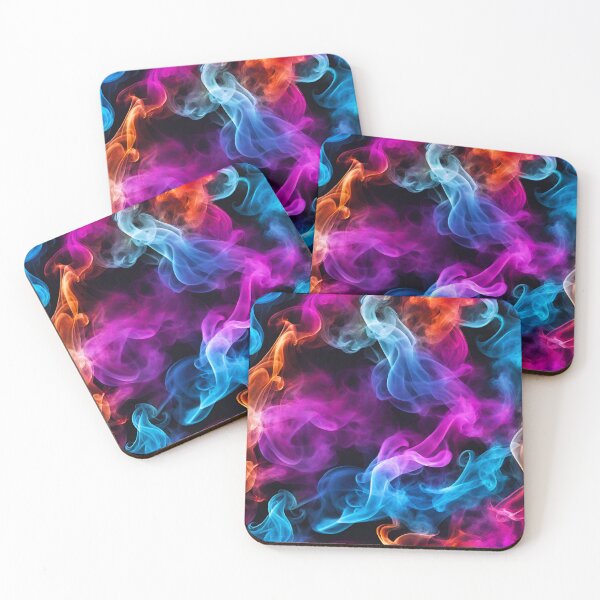 Item preview, Radiant Colorful Smoke Textile Patterns designed and sold by Tom-Johnson.