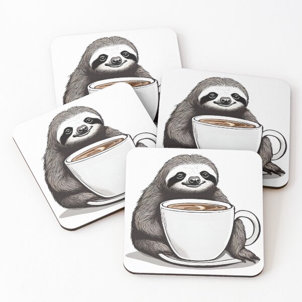 Item preview, Coffee Cuddles with Sloth 3 designed and sold by Tom-Johnson.