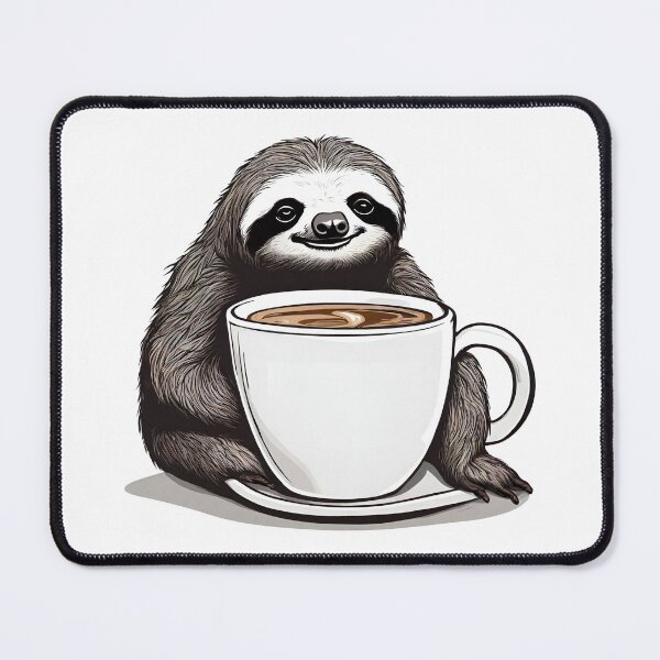 Item preview, Coffee Cuddles with Sloth 3 designed and sold by Tom-Johnson.