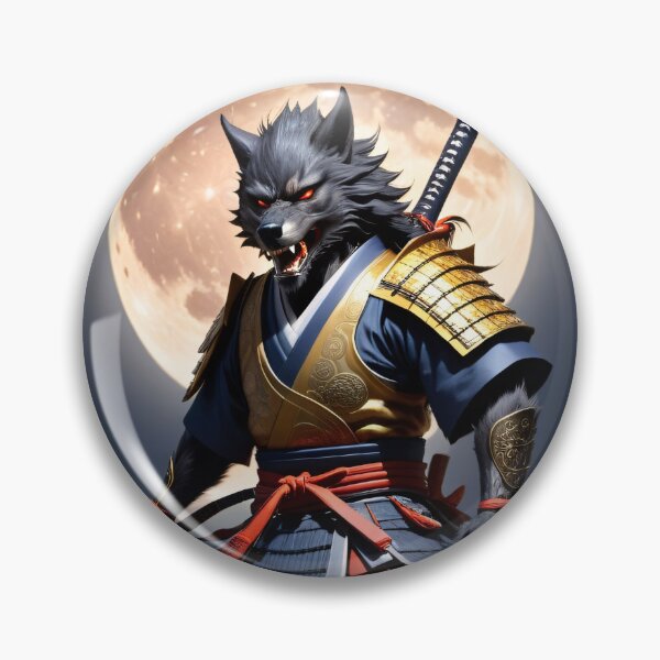 Artikelvorschau, Samurai-Werwolf entworfen und verkauft von ChimericCreate.