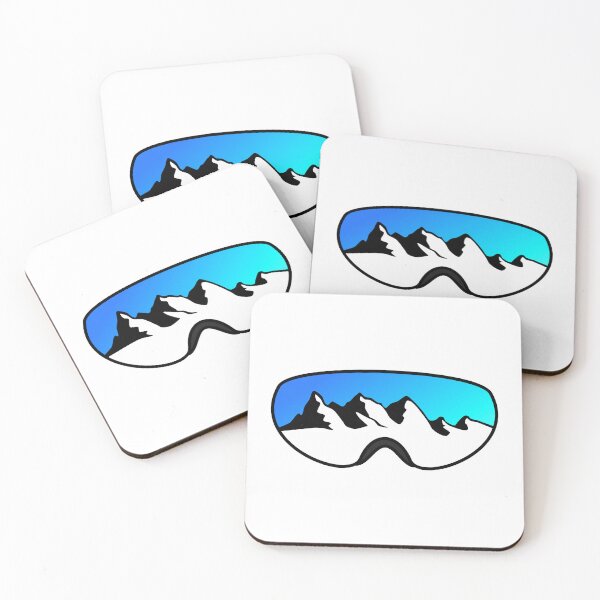 Item preview, Minimalist Ski Goggles: Mountain Reflection designed and sold by RiciPaneto.